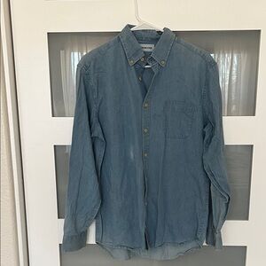Taylor Stitch Men's Blue Denim Button-Down Shirt
